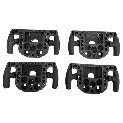 Good price Black Custom Carbon Fiber Car Parts , Sim Steering Wheel Racing Simulator online